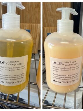 Davines DEDE Hair Care Shampoo & Conditioner 16.7oz Pump Bottles